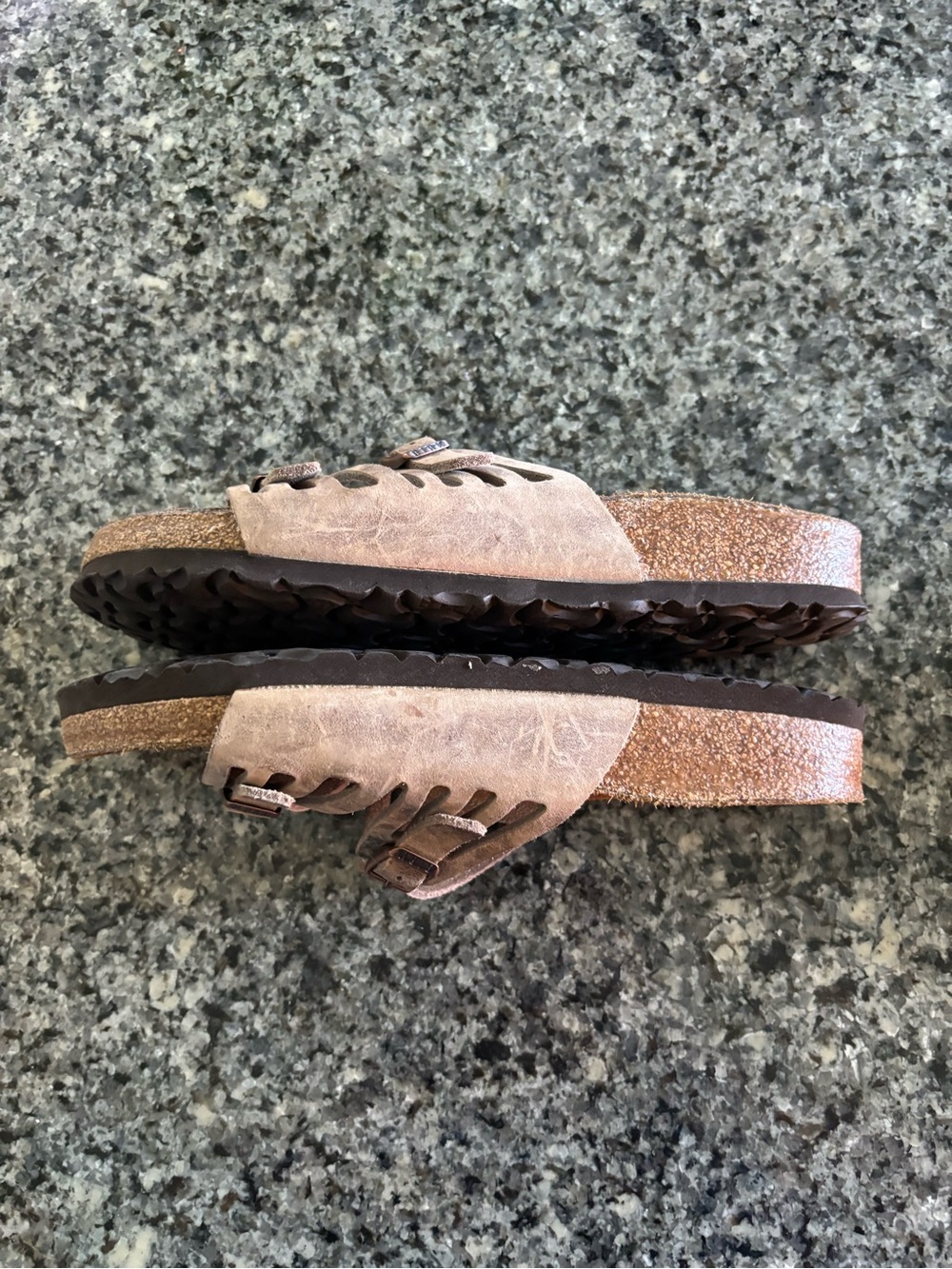 Birkenstock Granada Soft Footbed Tobacco Oiled Leather Adjustable Buckle Clog - Picture 7 of 8